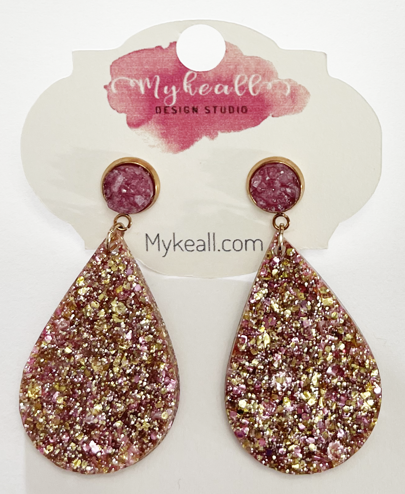 Rose Gold Earrings - 27