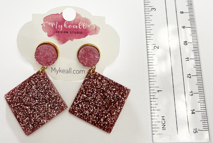 Rose Gold Earrings - 29