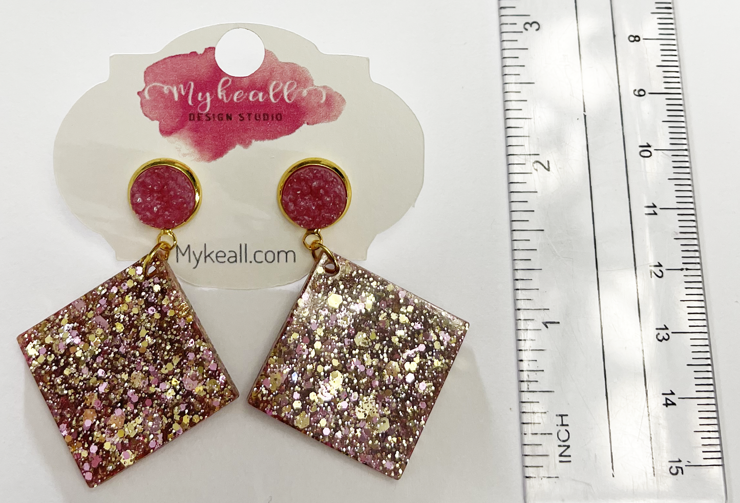 Rose Gold Earrings - 30