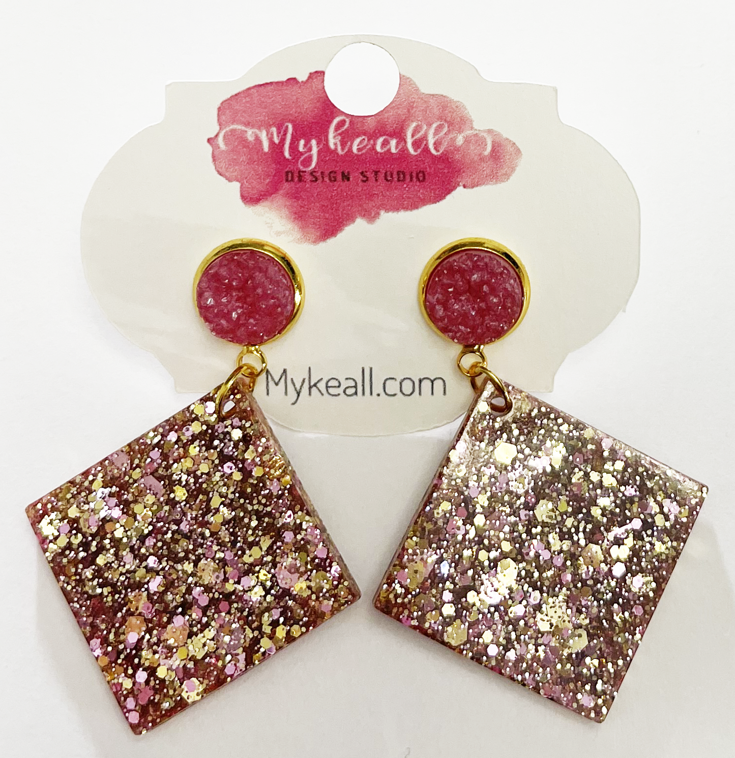 Rose Gold Earrings - 30