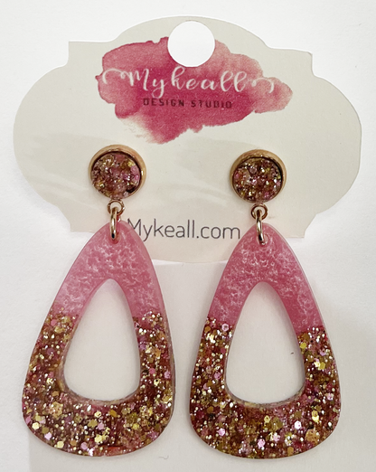 Rose Gold Earrings - 31