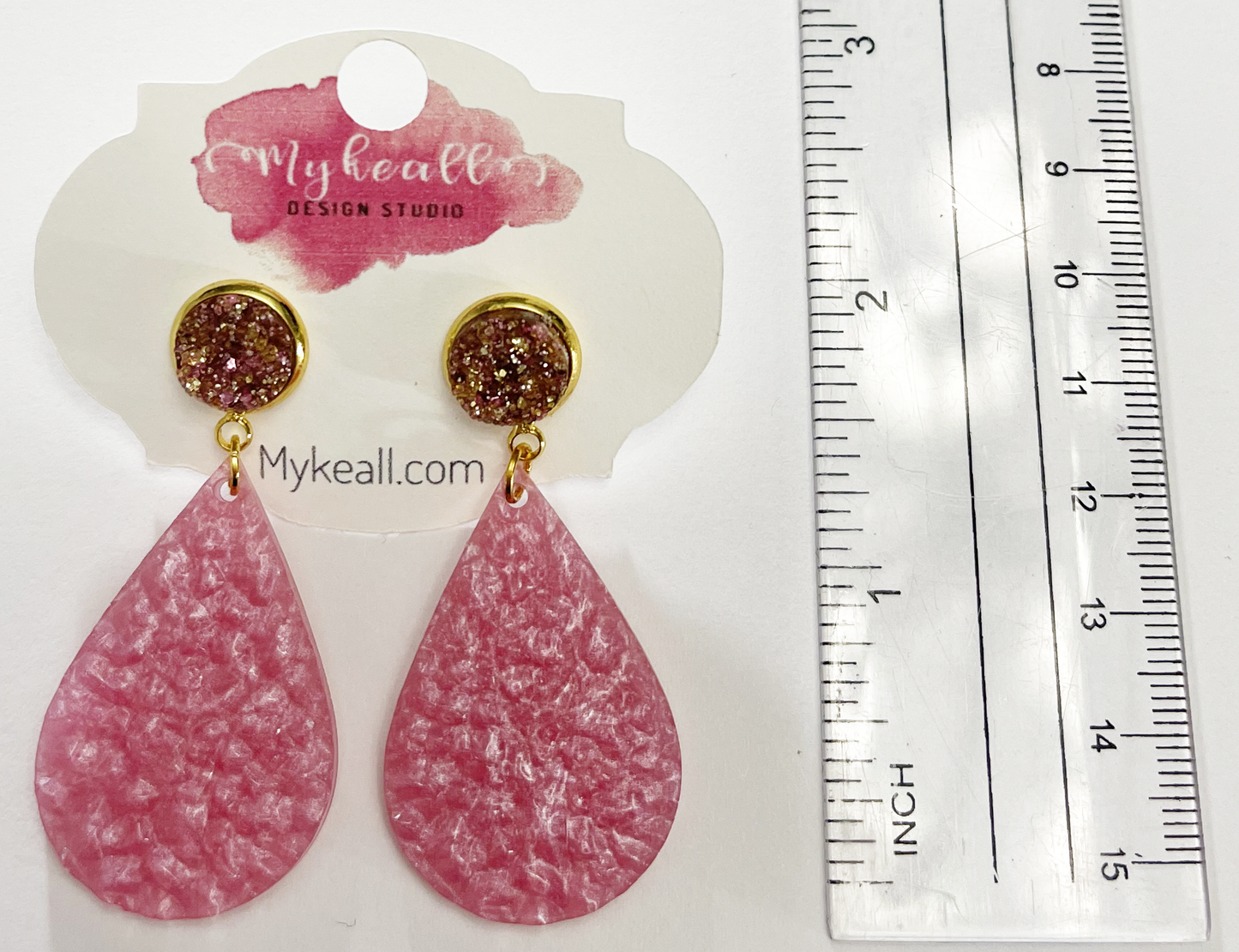 Rose Gold Earrings - 32