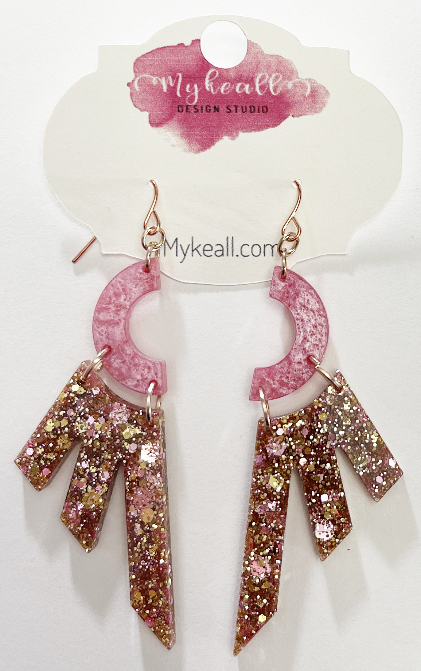 Rose Gold Earrings - 34