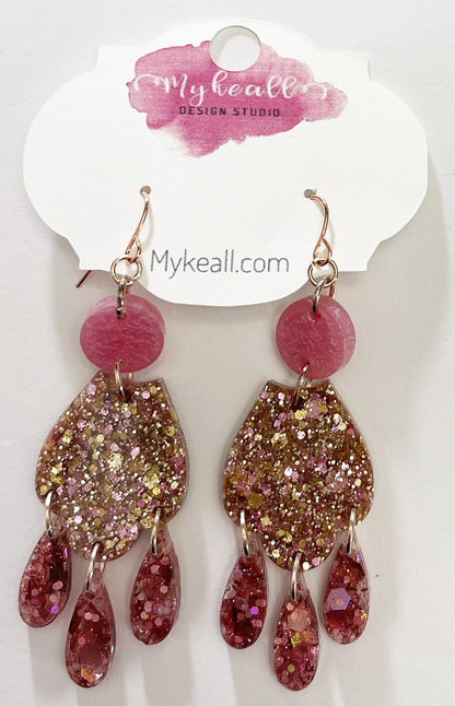 Rose Gold Earrings - 35