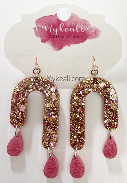 Rose Gold Earrings - 36