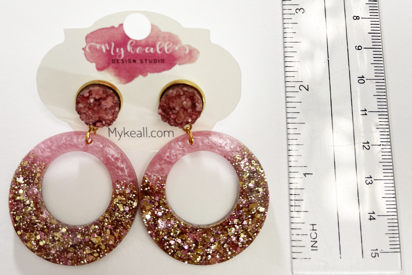 Rose Gold Earrings - 38