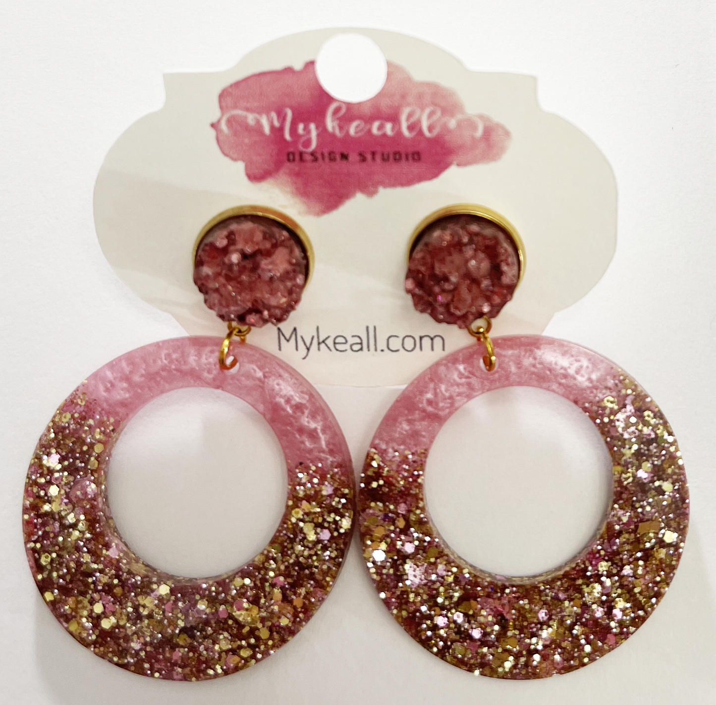 Rose Gold Earrings - 38