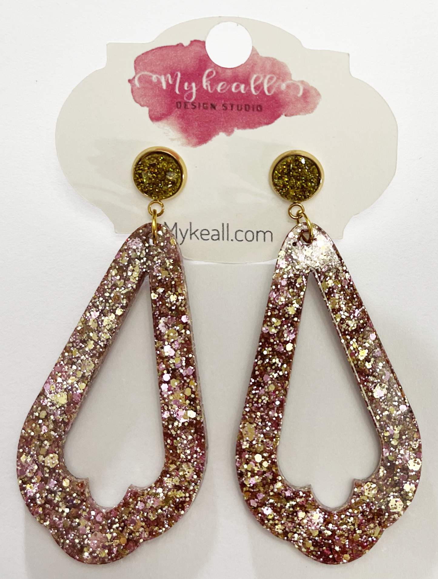 Rose Gold Earrings - 39