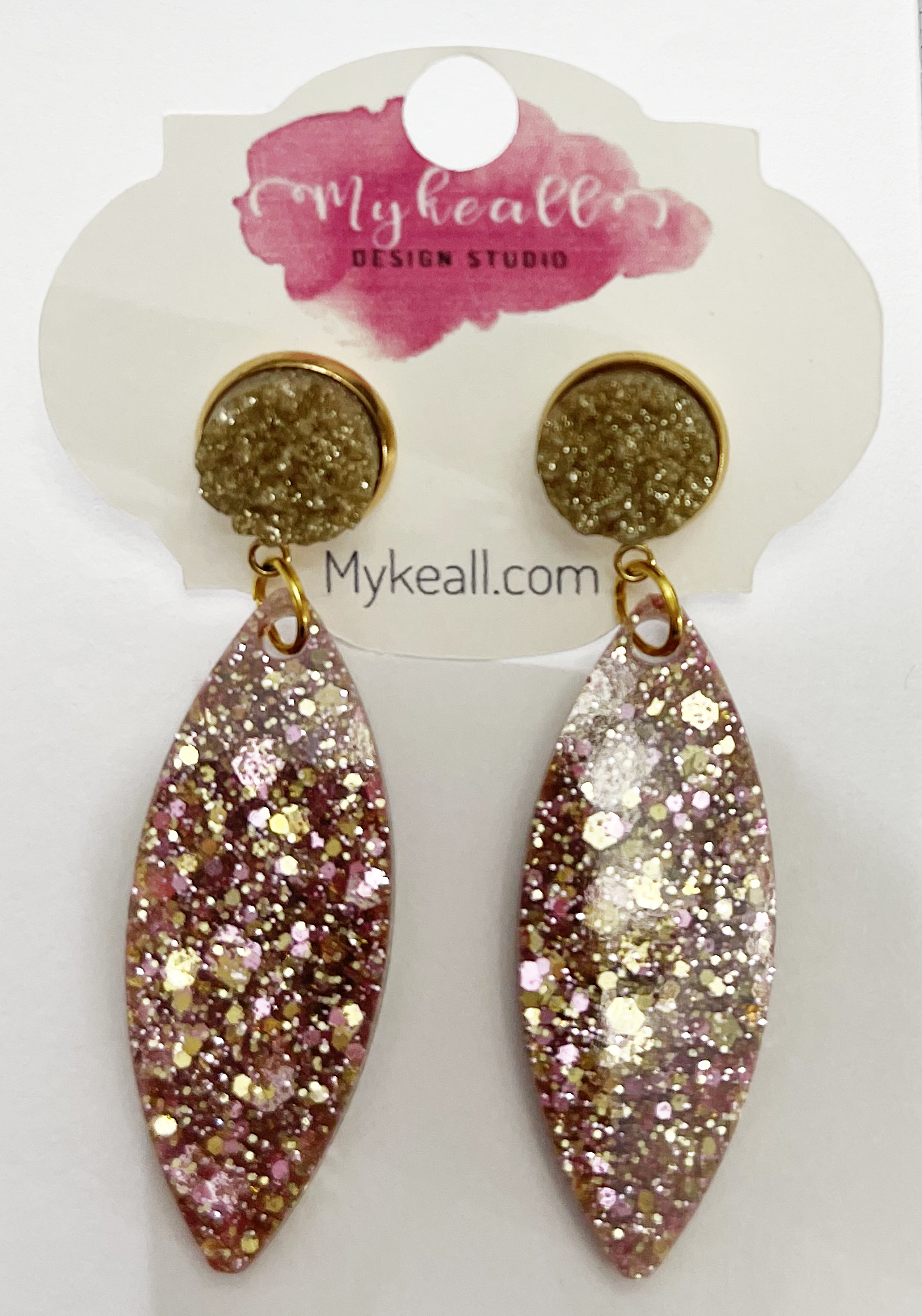 Rose Gold Earrings - 40