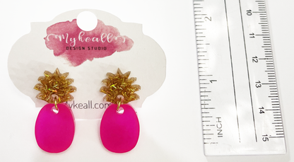 Pineapple Earrings - 1