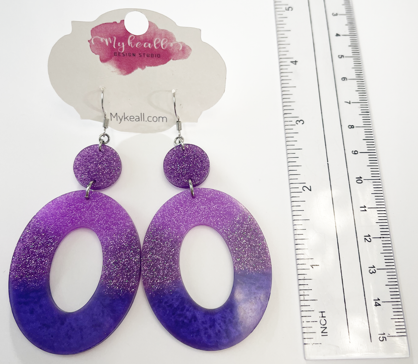 Purple Earrings - 6