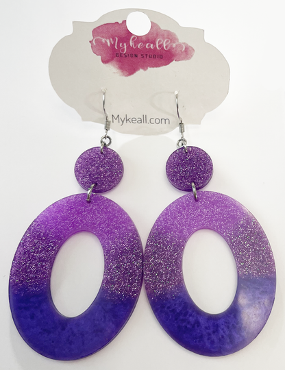 Purple Earrings - 6