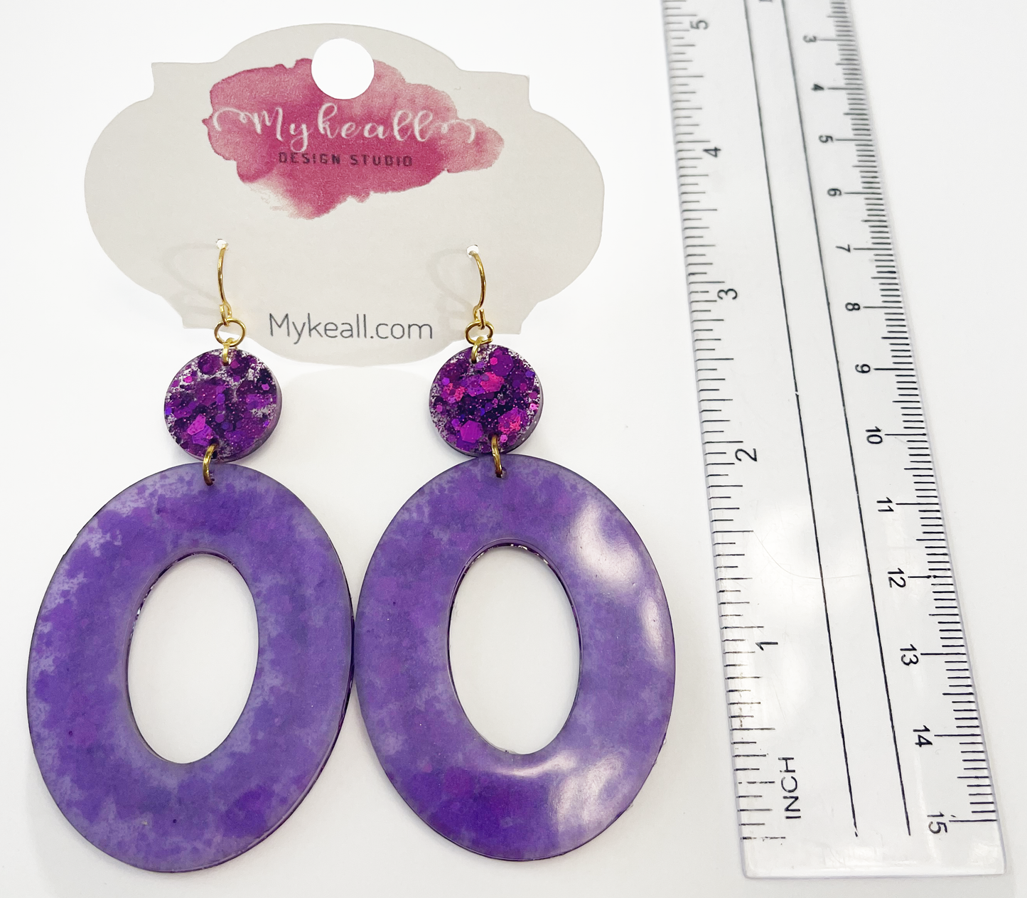 Purple Earrings - 7