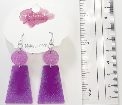 Purple Earrings - 16