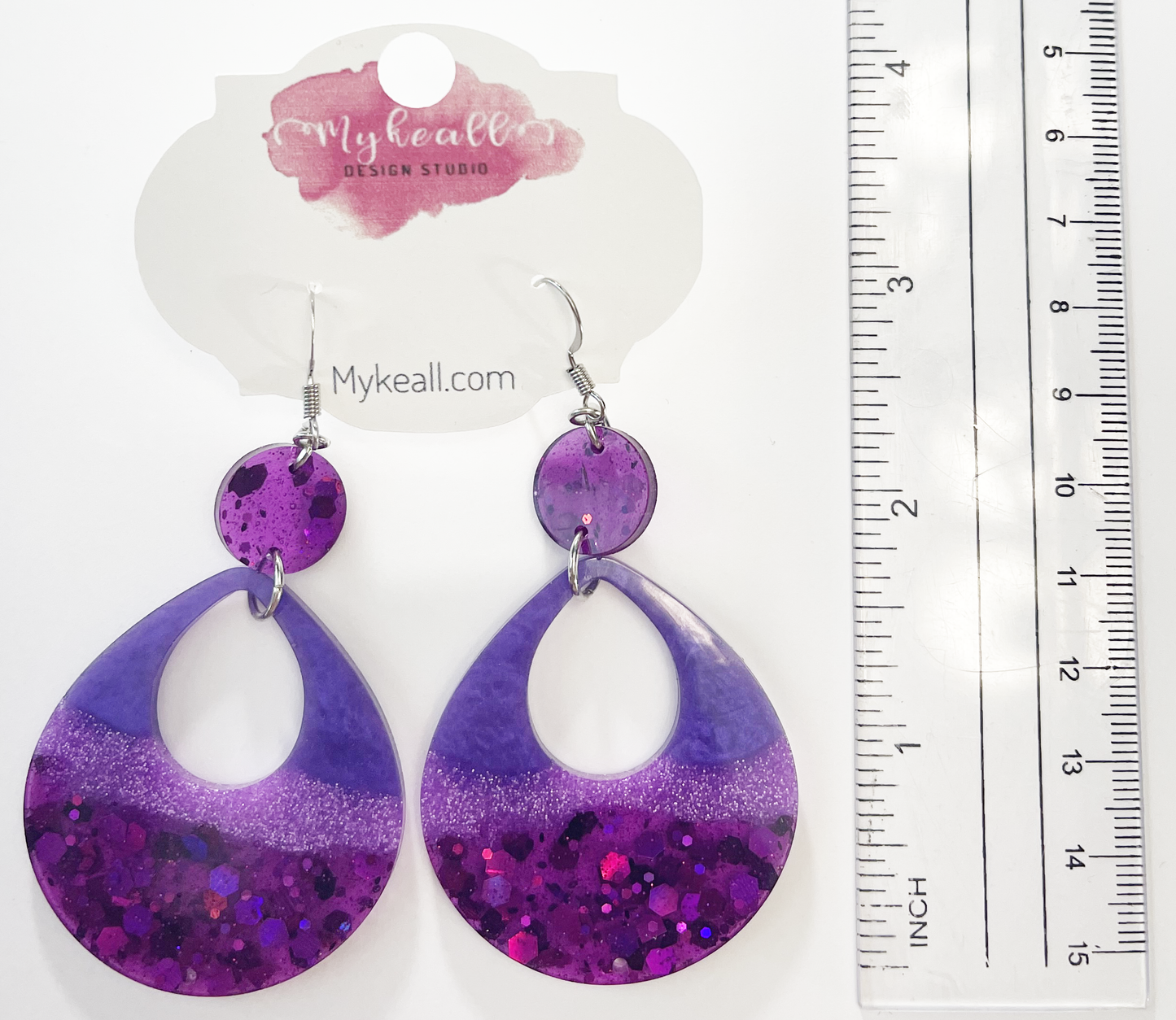 Purple Earrings - 19