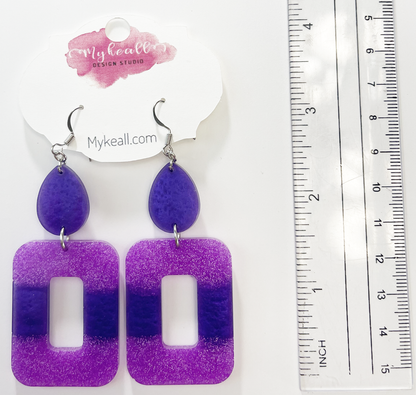 Purple Earrings - 20