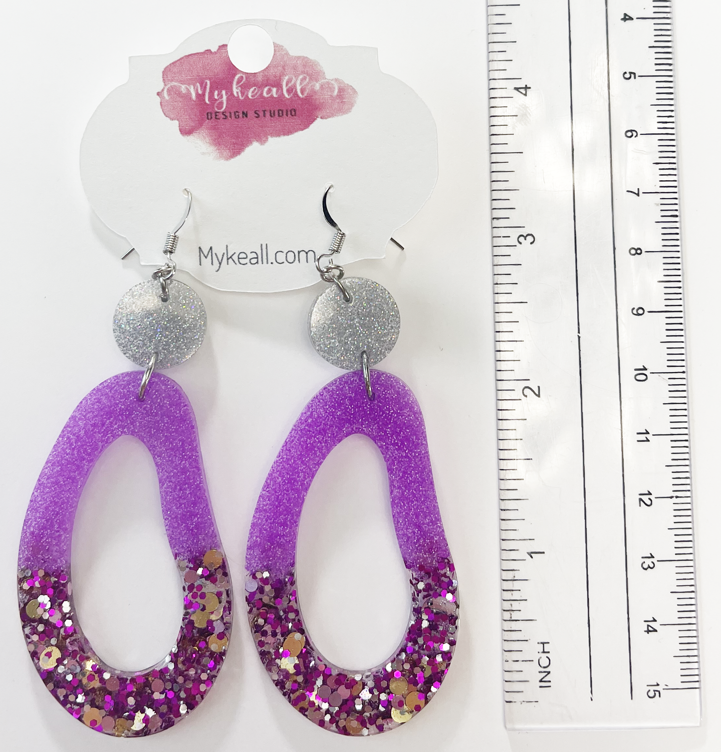 Purple Earrings - 24