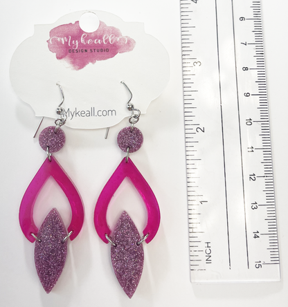 Purple Earrings - 29