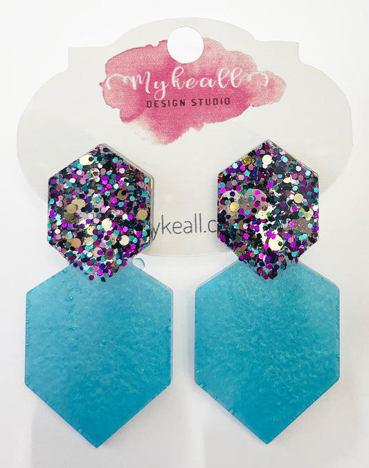 Purple/Mix Earrings - 5