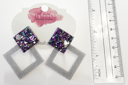 Purple Earrings - 31