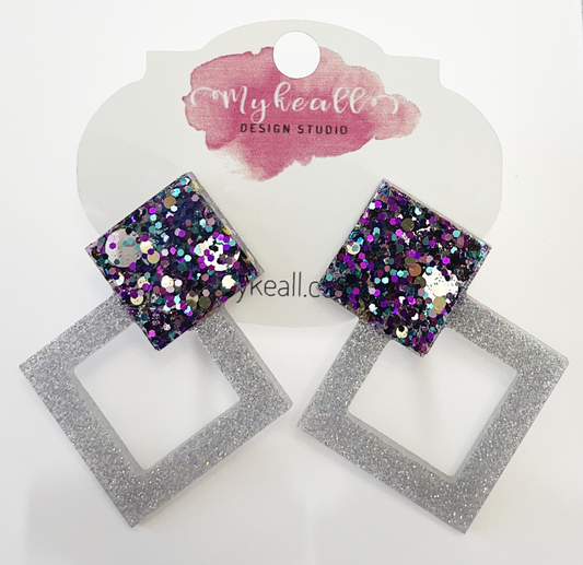 Purple Earrings - 31