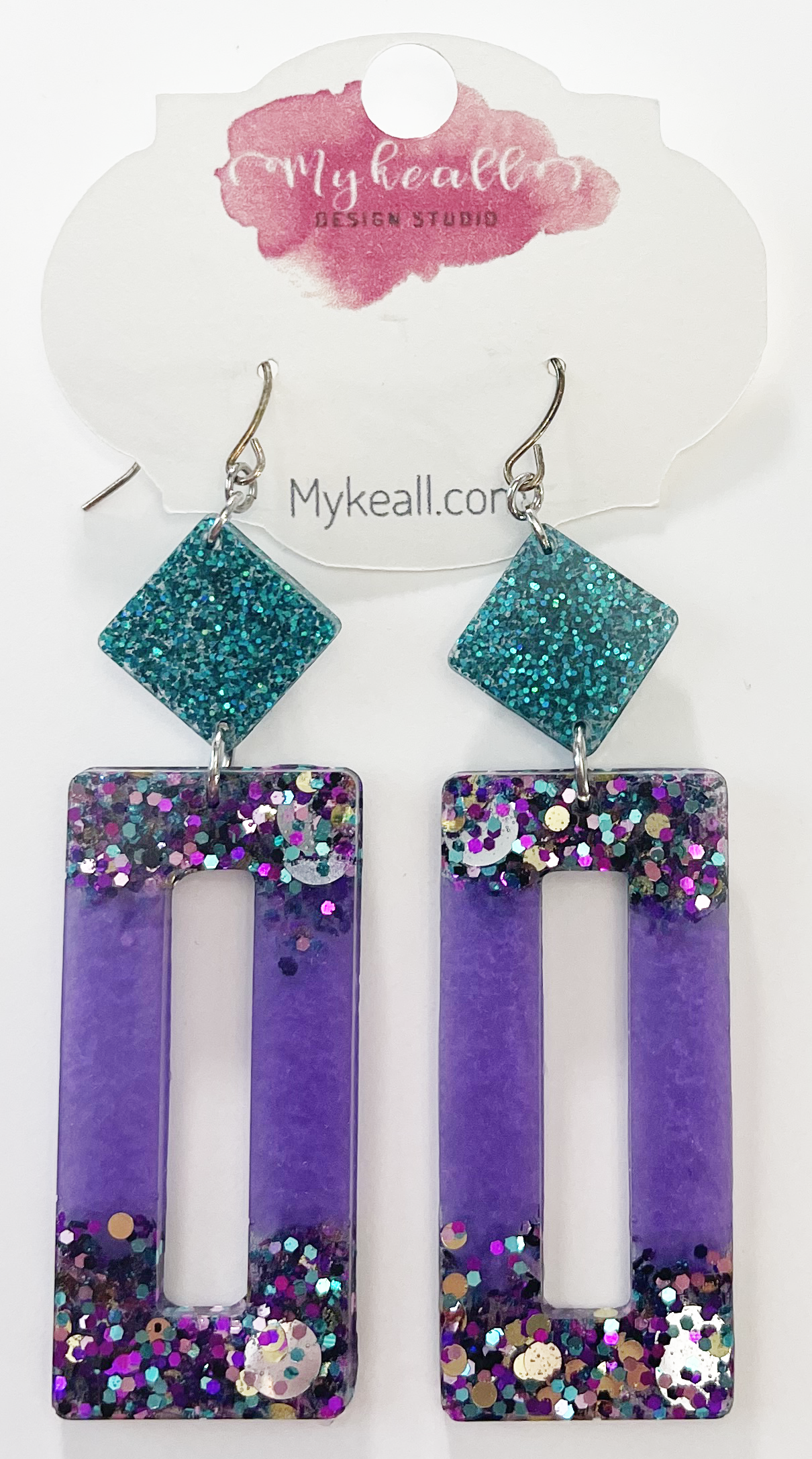 Purple/Mix Earrings - 2