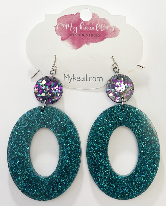 Purple/Mix Earrings - 3